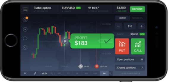 IQ Options mobile trading